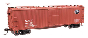 WalthersMainline ~ HO Scale ~ 40' Double Sheathed Wood Boxcar ~ Ready To Run ~ New York Central #161192 ~ 910-40194