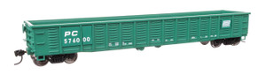 WalthersMainline ~ HO Scale ~ 53' Corrugated-Side Gondola ~ Penn Central #576000 ~ 910-6087