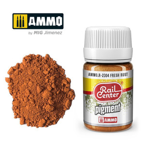 Ammo MIG ~ All Scale ~ RAIL CENTER ~ Pigment Fresh Rust ~ 35mL ~ R-2304
