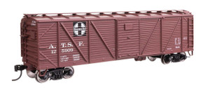 WalthersMainline ~ HO Scale ~ 40' ARA Single Sheathed Boxcar with Dreadnaught Ends ~ Santa Fe #125976 ~ 910-40354