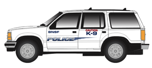 Atlas ~ N Scale ~ 1993 Ford® Explorer, BNSF Railway Police ~ 60000168