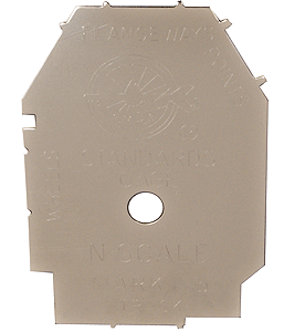 NMRA Inc ~ N Scale ~ Standards Gauge ~ Standards Gauge ~ Includes Metal Gauge, Plastic Clearance gauge, and Instructions ~ 98-8