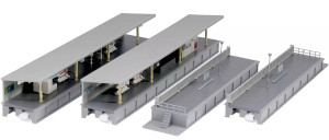 Kato ~ N Scale ~ One-sided Platform Complete Set ~ Kit ~ 23-177