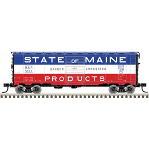 Atlas ~ N Scale ~ 40' Steel Boxcar ~ Master ~ Bangor & Aroostook #5230 ~ 50007085