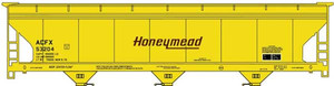 Accurail ~ HO Scale ~ ACF 47' 3-Bay Center-Flow Covered Hopper ~ Honeymead #53204 ~ 81762