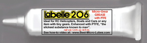 Labelle ~ Hi-Performance R/C Model Grease ~ 1/2oz 14.8mL ~ 206