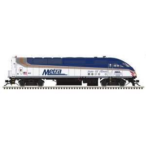 Atlas ~ HO Scale ~ Master Silver ~ MPI MP36PH-3C Locomotive ~ Metra #405 ~ 10004976