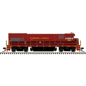 Atlas ~ HO Scale ~ GE U23B ~ Standard DC ~ Master Silver ~ Finger Lakes Railway #2201 ~ 10004901