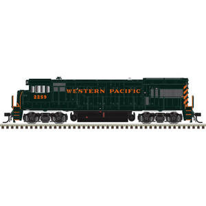 Atlas ~ HO Scale ~ GE U23B ~ Standard DC ~ Master Silver ~ Western Pacific #2259 ~ 10004919