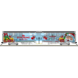 Atlas ~ HO Scale ~ Nippon Sharyo Type 8500 Bi-Level Commuter Car Set ~ 3 Pack ~ Master ~ Chicago Metra #8515, #6050, #6158 ~ 20008035