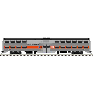 Atlas ~ HO Scale ~ Nippon Sharyo Type 6000 Bi-Level Commuter Coach ~ Master ~ New Haven #6291 ~ 20008038