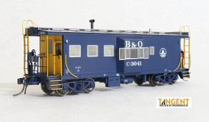 Tangent ~ HO Scale ~ I-18 Steel Bay Window Caboose ~ Baltimore & Ohio #C-3035 ~ 60010-09