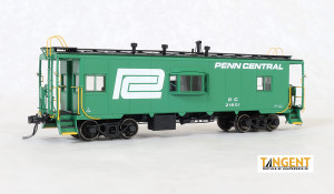 Tangent ~ HO Scale ~ N7 Class Steel Bay Window Caboose ~ Penn Central #21601 ~ 60124-02