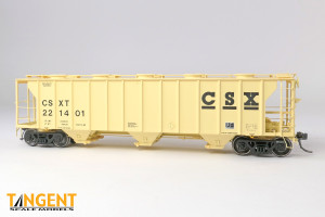 Tangent ~ HO Scale ~ Pullman-Standard PS-2 Covered Hopper ~ CSX #221401 ~ 35161-07