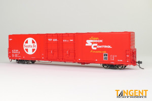 Tangent ~ HO Scale ~ Thrall 60′ Double Plug Door Box Car ~ Atchison, Topeka and Santa Fe #37072 ~ 34014-04