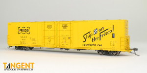Tangent ~ HO Scale ~ Thrall 60′ Double Plug Door Box Car ~ Frisco SLSF #9034 ~ 34017-07