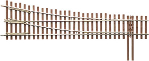 Micro Engineering ~ HO scale ~ Ladder Track System Turnout ~ Code 83 #5c ~ Right Hand Lead Ladder ~ 14-715