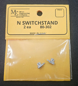 Micro Engineering ~ N Scale ~ Nonoperating Switchstand ~ pkg(2) ~ 80-302