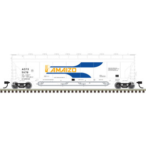 Atlas ~ HO Scale ~ Pressureaide Centerflow Covered Hopper ~ Master ~ AMAIZO #51492 ~ 20007985