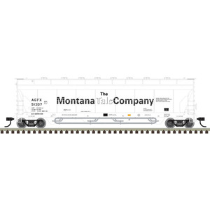 Atlas ~ HO Scale ~ Pressureaide Centerflow Covered Hopper ~ Master ~ Montana Talc Company ACFX #59703 ~ 20007992