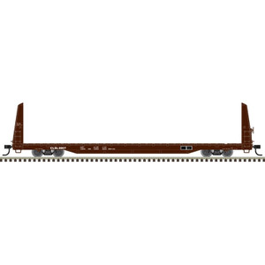 Atlas ~ HO Scale ~ Trainman ~ Bulkhead Flat Car ~ Columbia & Silver Creek #2816 ~ 20007952