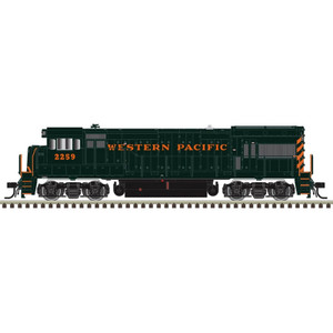 Atlas ~ N Scale ~ U23B ~ Master Silver ~ Standard DC ~ Western Pacific #2259 ~ 40006190