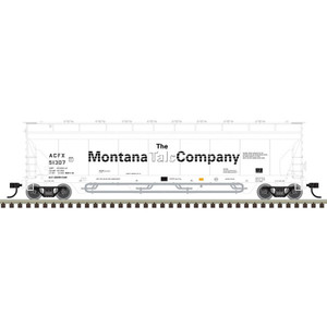 Atlas ~ N Scale ~ Pressureaide Hopper ~ Master ~ Montana Talc Company ACFX #51369 ~ 50007344