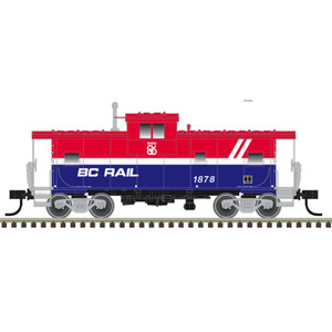Atlas ~ N Scale ~ Extended Vision Caboose ~ British Columbia Railway #1878 ~ 50007301