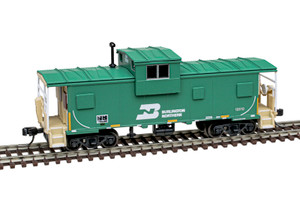 Atlas ~ N Scale ~ Extended Vision Caboose ~ Burlington Northern #12510 ~ 50007302