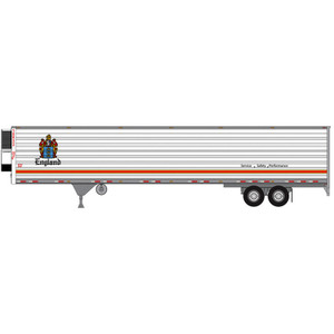 Atlas ~ N Scale ~ 53'Modern Reefer Trailer ~ Master ~ Assembled ~ England #10824 ~ 50007372