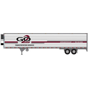 Atlas ~ N Scale ~ 53' Modern Reefer Trailer ~ Master ~ Assembled ~ Go2 Logistics #53427 ~ 50007382