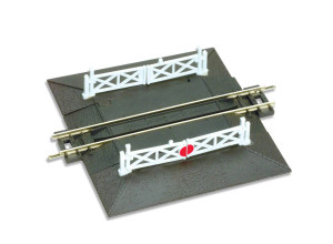 Peco ~ N Scale ~ Code 80 Straight Level Crossing w/Gates ~ ST20