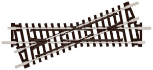 Peco ~ N Scale ~ Code 80 Setrack ~ Crossing Short, Right Hand ~ ST-50