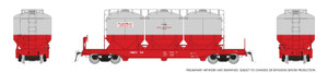 Rapido ~ HO Scale ~ Halliburton Cement Car #50 ~ 1960s Scheme ~ Single Car ~ 224001A