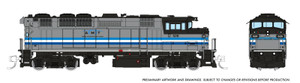 Rapido ~ N Scale ~ F59PH ~ DC/DCC/Sound ~ AMT Montreal #526 ~ 519503