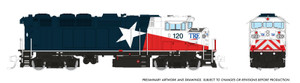 Rapido ~ N Scale ~ F59PH ~ DC/Silent ~ Trinity Rail Express #123 ~ 519021