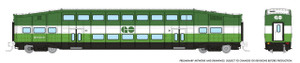 Rapido ~ N Scale ~ Bilevel Commuter Coach ~ GO/Metrolinx #2079 ~ 546018