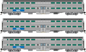 Rapido ~ N Scale ~ Gallery Commuter Car ~ Metra - BNSF Set #3 (Coaches: #763, #778, #820) ~ 545008