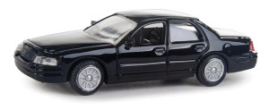 Walthers ~ HO Scale ~ Crown Victoria Police Interceptor ~ Unmarked ~ 949-12022