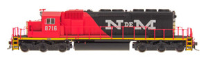 Intermountain ~ HO Scale ~ SD40-2 w/LokSound & DCC ~ Nacionales de México #8716 ~ 49359S-01