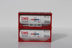 Jacksonville Terminal JTC ~ N Scale ~ TWS 20' Standard Tank Container ~ 205211