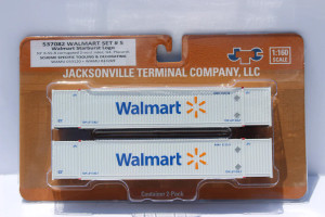 Jacksonville Terminal JTC ~ N Scale ~ Walmart 8-55-8 Set #5 Corrugated container ~ 537082