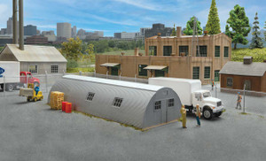 Walthers Cornerstone ~ HO Scale ~ Quonset Hut ~ Kit ~ 933-3560