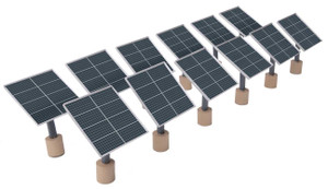 Walthers SceneMaster ~ HO Scale ~ Rooftop Solar Panels ~ Kit ~ 949-4196