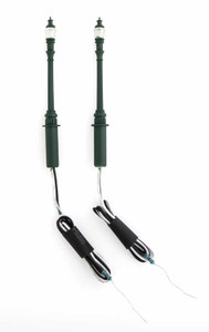 Walthers SceneMaster ~ HO Scale ~ LED Streetlight ~ 2-Pack ~ Cast Iron Column ~ 949-4800