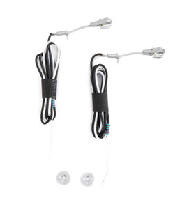 Walthers SceneMaster ~ HO Scale ~ LED Streetlight 2-Pack ~ Modern Short Arm ~ 949-4804