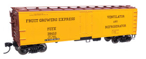 Walthers Mainline ~ HO Scale ~ 40' Steel Reefer with Dreadnaught Ends ~ Fruit Growers Express #38450 ~ 910-41411
