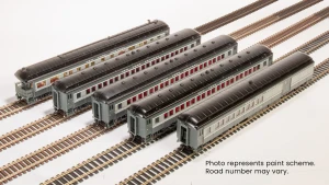 Broadway Limited ~ HO Scale ~ Heavyweight 5-Car Passenger Set ~ New York Central ~ 9715