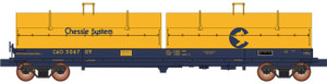 Intermountain ~ HO Scale ~ Evans 100 Ton Coil Car ~ Chessie System #306657 ~ 32530-20