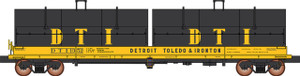 Intermountain ~ HO Scale ~ Evans 100 Ton Coil Car ~ Detroit, Toledo & Ironton #1344 ~ 32575-03